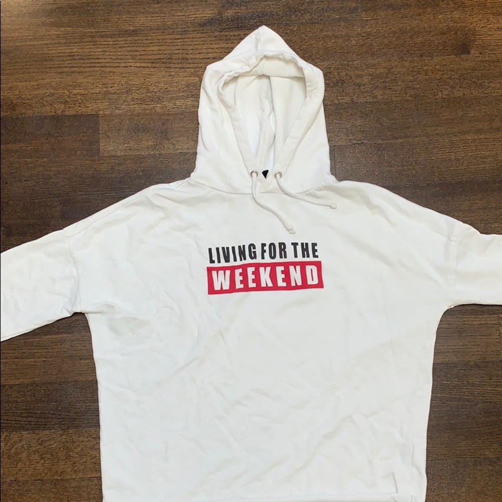 White hoodie